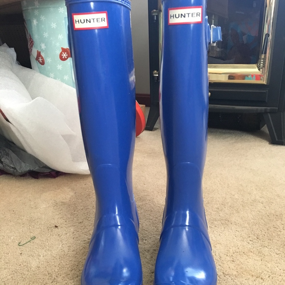 Light Blue Hunter Boots